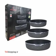 سرویس تابه 3 پارچه لایف اسمایل مدل P7CK 6 4